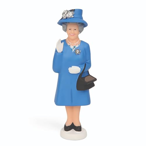 Kikkerland Reine Solaire, édition Derby, propulsé par Les Rayons du Soleil, Parfait pour étagère, Rebord de fenêtre ou Tableau de Bord, Chapeau Bleu...