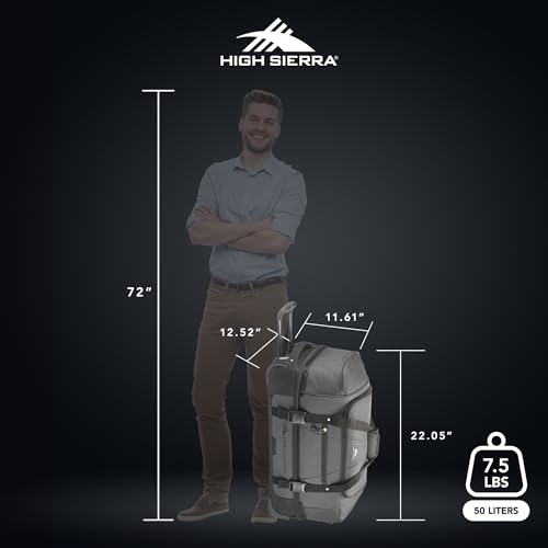 High Sierra Travel Bag, Mercury/Black, 22”2