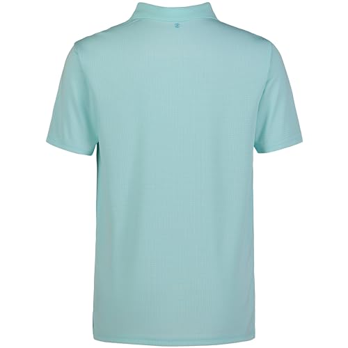 IZOD Boys' Performance Golf Grid Short Sleeve Stretch Collared Polo Shirt2