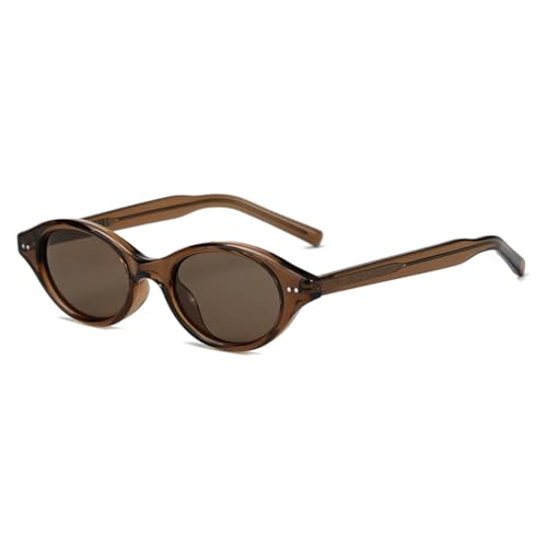 Lunettes de soleil polarisées rétro monture ovale TR90 homme femme vintage