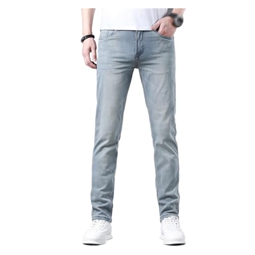 Skinny Stretch Jeans Casual Cotton Denim Slim-fit Pants Streetwear