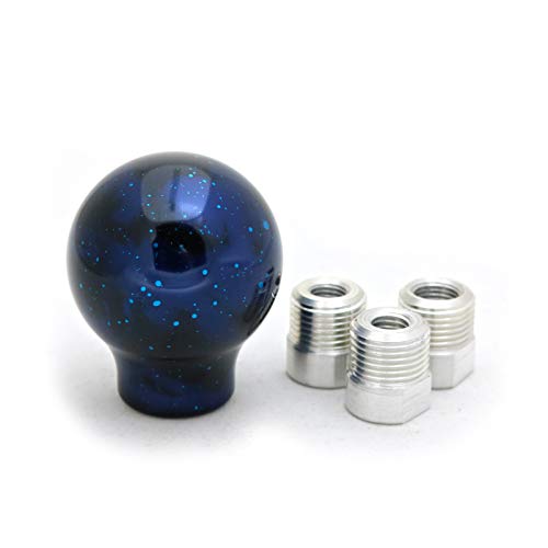 Billetworkz Blue Cosmic Space Shift Knob Compatible/Replacement for Acura Honda Mazda Mitsubishi Subaru Toyota