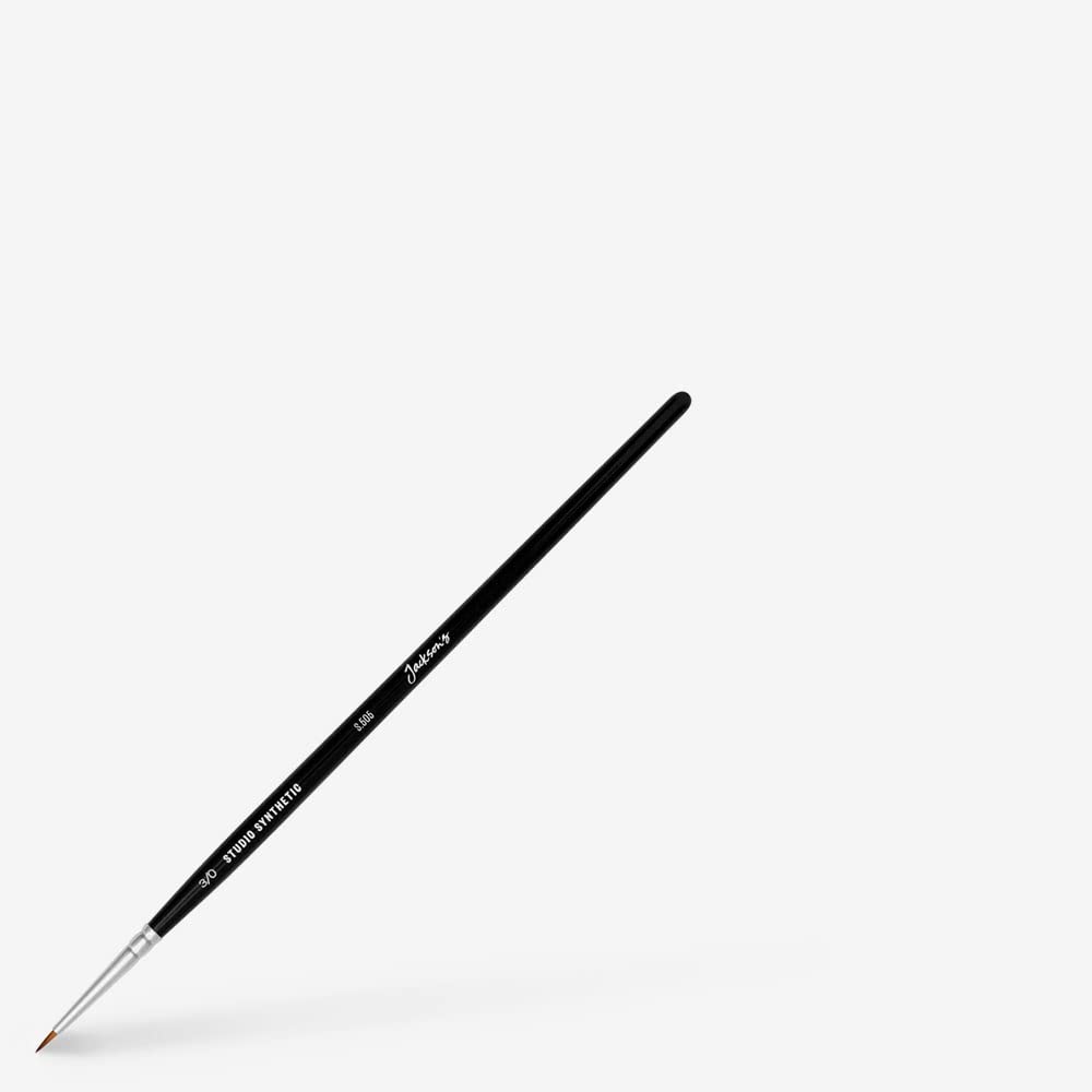 Jackson's Beige 3/0 Round Studio Synthetic Watercolour Brush