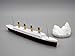 TheRoller3d RMS Titanic Model Ship w/Iceberg, 1 Ft Long Assembled, Historically Accurate, Titanic Replicas
