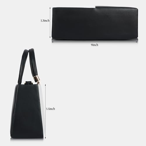 Image of Gold Rose Women's Elegant Color Block Handbag - Stylish Top Handle Purse for Office, Party & Daily Use | Premium Structured Ladies Hand Bag