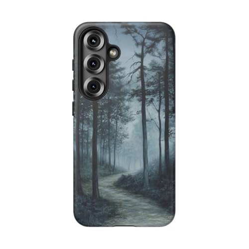 Coque rigide mate Galaxy S25 bleu anti-choc et anti-traces