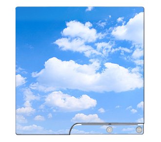 Blue Sky Clouds Skin for Sony Playstation 3 Slim Console