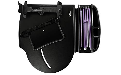 Image of AutoExec AE-RMCD-PI-PS-BT Roadmaster Car Desk for Your Vehicle Workstation and Mobile Office, Black with 400 watt Power Inverter and Printer Stand | Vehicle Workstation, Mobile Office, 400 Watt Power Inverter, Printer Stand