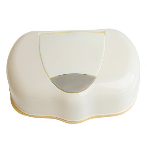 Caja de almacenamiento de toallitas húmedas de plástico, 80 hojas, dispensador de toallitas para pañales para bebés, funda para toallitas de bebé, soporte para toallitas de bebé, funda para toallitas