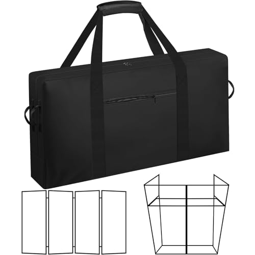 CSOKRE Heavy Duty DJ Facade Booth Carrying Bag，[Thick Fabric+Front Pocket] 48' L x 5.5' W x...