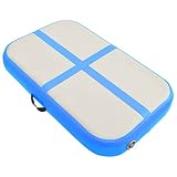 Norheim Turnmatte Aufblasbar Air Track Gymnastikmatte Airtrack Matten Tumbling Matte Air Trek Matte mit Pumpe Air Matte Zum Turnen Sprungmatte 60x100x20 cm PVC Blau für Gymnastik, Kickboxen, Yoga