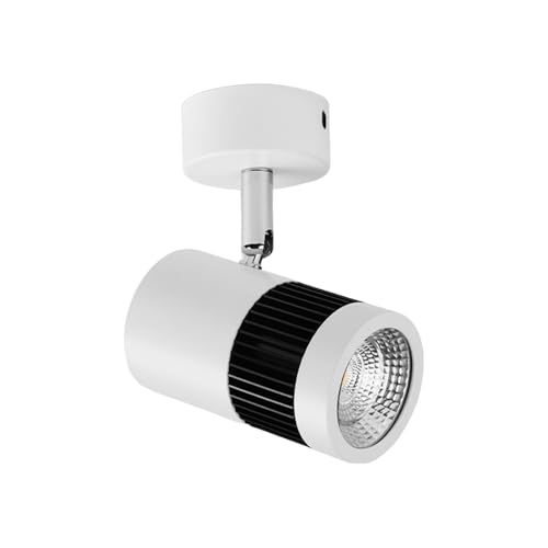 HAOZIWEI Foco de Techo LED de Aluminio, Foco de Techo direccional, Accesorio de Acento, focos de Techo Ajustables para Sala de Estar, Dormitorio, Pasillo, galería.