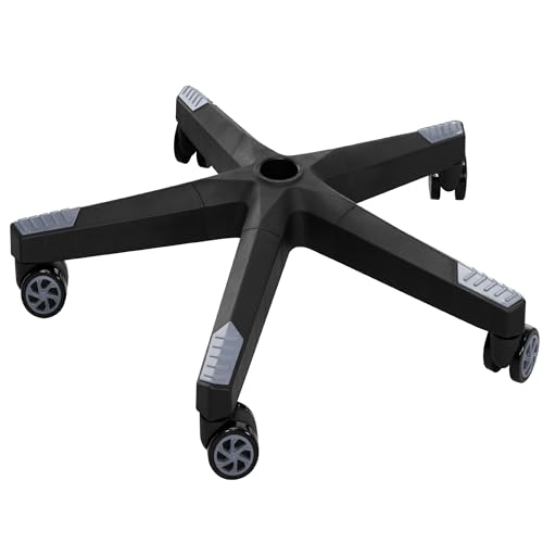Frassie 28-inch Nylon Gaming Chair Base with 5 Casters