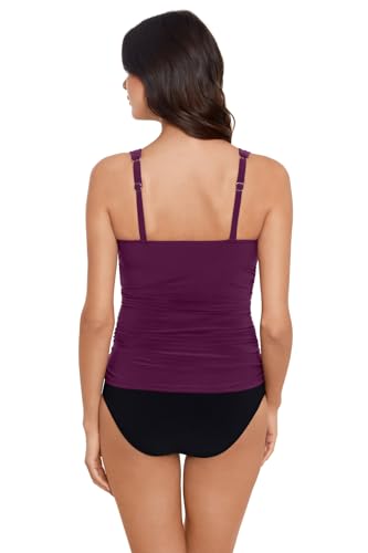 MagicSuit Women's Solid Dani Soft Cup Tankini Top Separate3