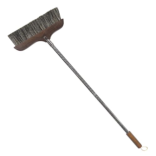 GOOHOCHY Broom Sweeper Indoor Outdoor Push Broom Heavy Duty Floor Cleaning Long Handle Soft Bristle