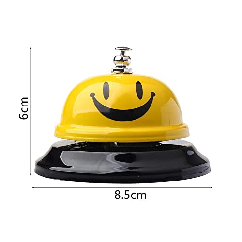 BEEK Tischglocke Tischklingel, Rezeptionsklingel mit Knackigem Klingeln, Handglocke Aus Edelstahl Gefertigt für Restaurants, Hotels, Bars