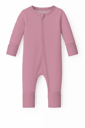 Image of ITSY BITSY BOUTIQUE Viscose Bamboo Baby Pajamas - Boys and Girls Footie Sleeper Convertible 2-Way Zipper Sleeper