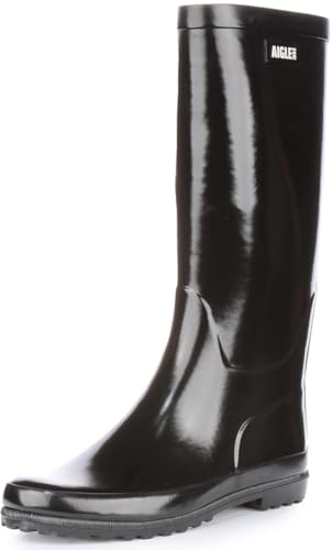 Aigle Eliosa Damen Regenstiefel, schwarz, 39 EU