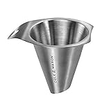 COLE & MASON Salt and Pepper Funnel, Stainless Steel