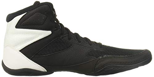 Asics Men's Matflex 6 Wrestling Shoes, 8.5, Black/Silver #TOP5