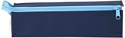 Image of KOKUYO Polyester C2 Tray Type Pencil Case By Homeoffice (Navy Light Blue)