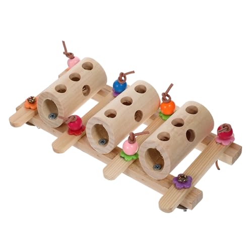 Toyvian Comedero para Pájaros Comida Interactivo para Almacenamiento De Snacks para Jaulas De Pájaros