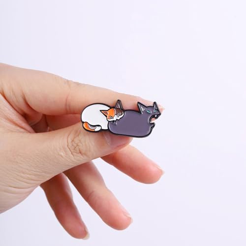 Image of Cute Enamel Pins Cartoon Lapel Pin Brooch Badge for Backpack Jackets Funny Tiger Pins for Gift Anime Enamel Pin for Clothing Hat Decoration