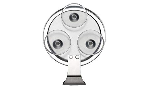 Ettori Shower Mirror Fogless, Shaving Mirror for Shower with Razor Holder & Powerful Lock Suction - Thumbnail 4