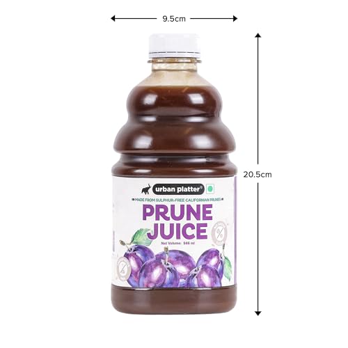 Urban Platter Plum Juice 946ml (100% California Plums, No Preservatives, No Added Sugar, Natural Laxative, Digestive Drink)