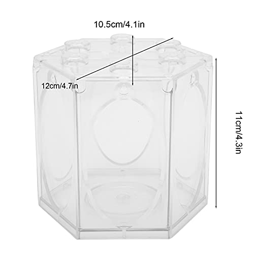 Tanque de peixes hexagonal, tanque de peixes em forma de gaiola e design de canto arredondado Tanque