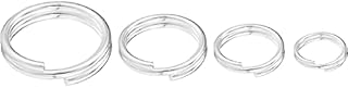 10 Sterling Silver Small Split Ring, Key Ring, 925 Silver Split Ring for Jewellery Making 8mm 6mm 5mm 4mm (4mm(10 Pieces))