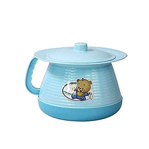 便器の赤ん坊の肥厚便器子供の浴室の便器バケツ男性と女性を設定プラスチック妊婦、夜痰盂 (Blue)