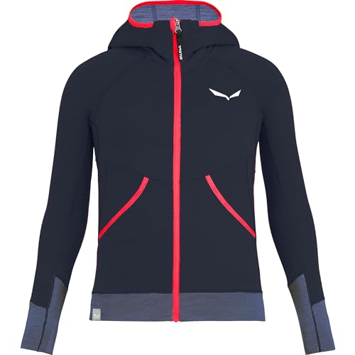 Veste Puez Hybrid Salewa enfants pour protéger votre jeune randonneur du vent en altitude