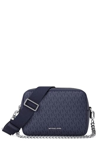 Image of Michael Kors Bryant Medium Double Zip Chain Camera Crossbody Bag