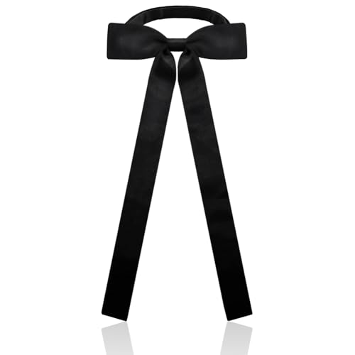 La Mejor Recopilación de Pajaritas para Hombre . 41 Luckyvestir - Pajarita para hombre, corbatas occidentales para hombres, pajarita negra para mujer, lazo de cuerda coronel para fiesta, graduación, boda, X largo: negro, 8.07 X...