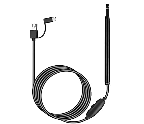 Image of Tobo Ear Otoscope,Great Star USB Digital Waterproof HD Ear Scope Inspection Camera,3 in 1 USB Otoscope with 1.3 Mega Pixel 6 LEDs for Tablet Laptop PC Android Phone to Video Otoscope-TD-591IM.