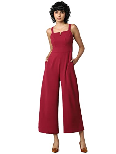 Image of ONLY Women's Polyester Blend Slim Fit Jumpsuit