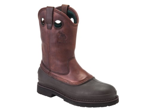 Image of Georgia Boot Men's Muddog Steel Toe Wellington Work Boots