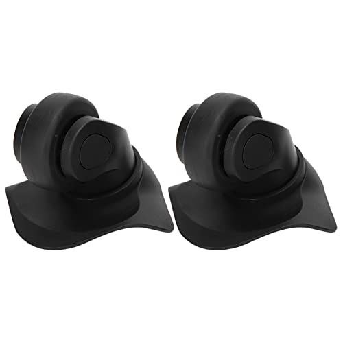 Pair Black Suitcase Single Row Wheel Luggage Replacement Outdoor Supplies - Quiet & Wear, Easy to Install, Equipped with Multiple Screws for Installation2