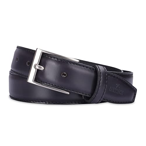 Image of THE CLOWNFISH Men's Genuine Leather Belt with Textured /Embossed Design