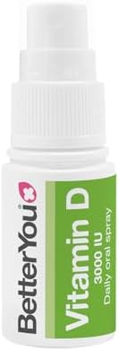 D3000 Vitamin D Oral Spray - Convenient Alternative for Tablets - Promotes Strong Bones, Teeth and Immune System - Aids in Calcium Absorption - Natural Peppermint Flavor - 0.5 oz