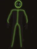 Fun World Men's EL LU Stick Figure Costume