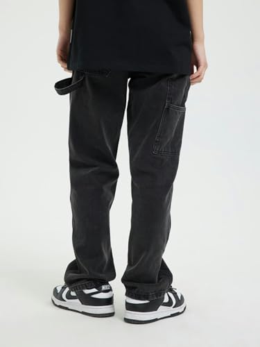 Jean Américain Haute Rue Pantalon Décontracté Ample Lourd - 5