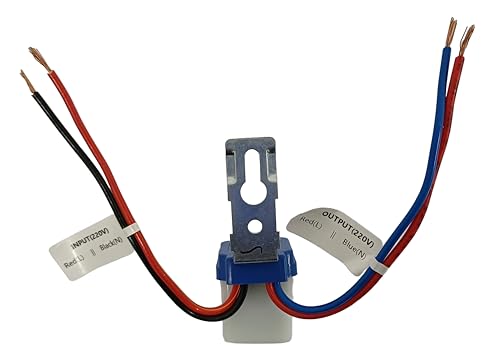 Image of Automatic Light On-Off Day-Night Photocell Light Sensor Switch 220 Volt(up to1300Watt),10A, 18 Months Warranty, Waterproof-IP54 (Pack of 1)