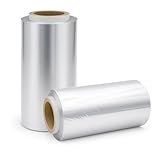 Virsus 12 Rotoli Carta Stagnola Rotolo Alluminio altezza 12cm lunghezza 100 m meches parruchieri estetica carta argentata asporto bar copri bicchiere