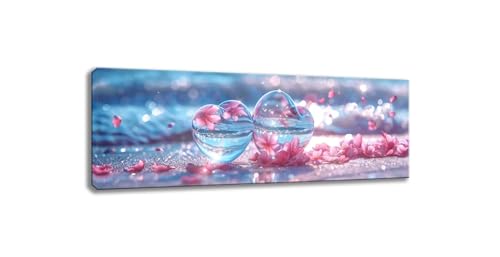 Peinture diamant kit complet amoureux à la plage grand format 90x270cm