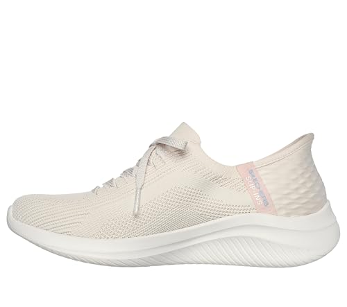 Image of Skechers Women's Hands Free Slip-in Ultra Flex 3.0 - Brilliant Path Sneakers, Natural=nat, 8
