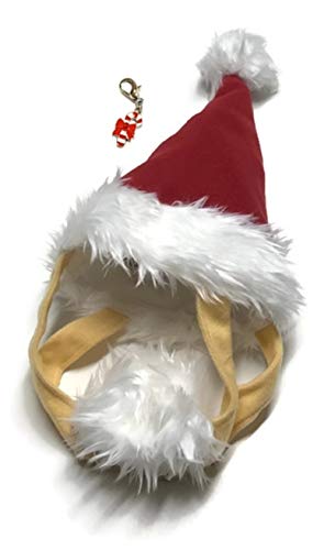 Plush Pet Costume Hat With Clip On Charm – Pet Costume - Pet Hat – For Dogs – Pet Sizes Xs To Xl (Santa Hat With Beard, Xs) #TOP1