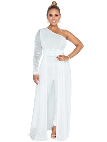CUTUBLY Women&rsquo;s Strapless Tube Jumpsuit for Birthday Party,Club,Vacation...