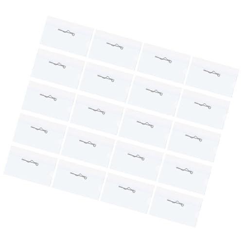 Porte-badges nominatifs transparents avec épingle pour identifier vos invités